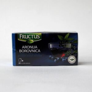 IMG_0559 Aronija Borovnica čaj 20 filter kesica Fruktus