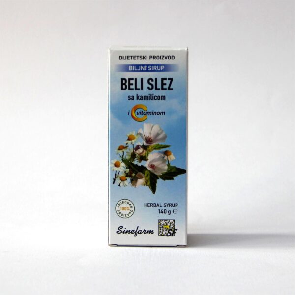 IMG_1048 Sirup od belog sleza sa kamilicom i vitaminom C 140g Sinefarm